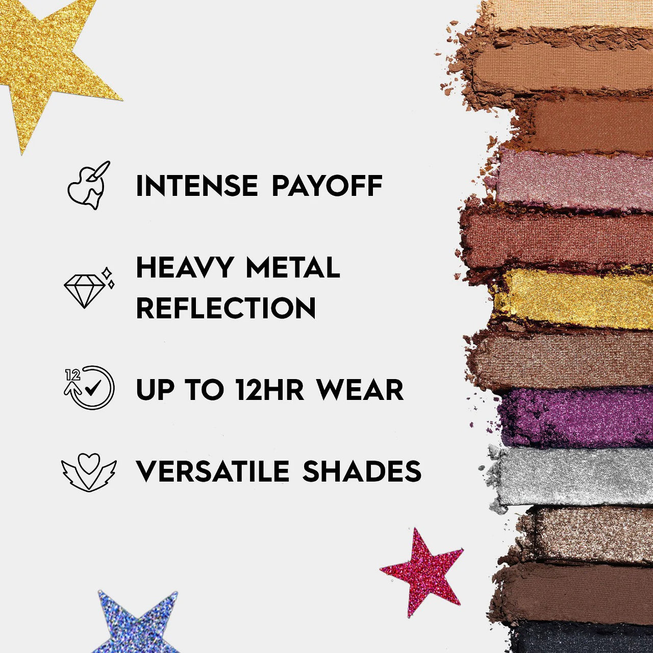 Naked Metal Mania Metallic Eyeshadow Palette (Sombras De Ojos)