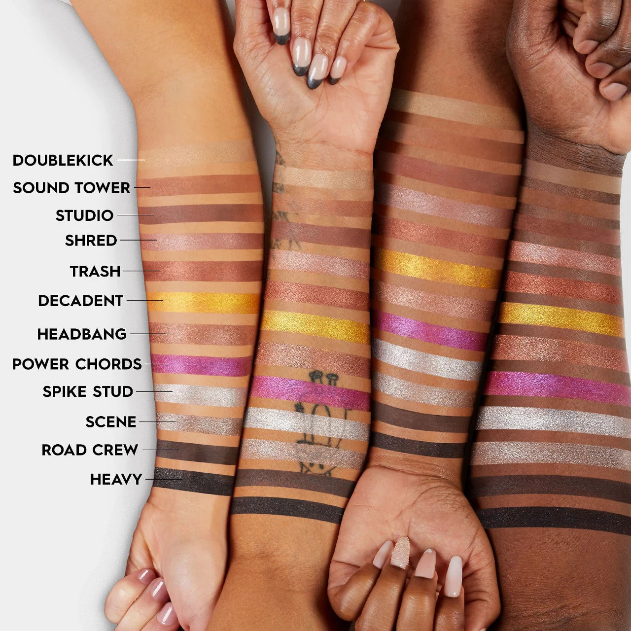 Naked Metal Mania Metallic Eyeshadow Palette (Sombras De Ojos)