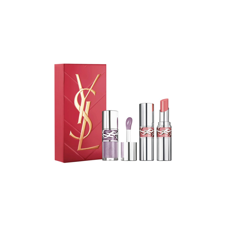 YSL Loveshine Lip Oil Stick & Plumping Gloss Duo (Kit o Set)
