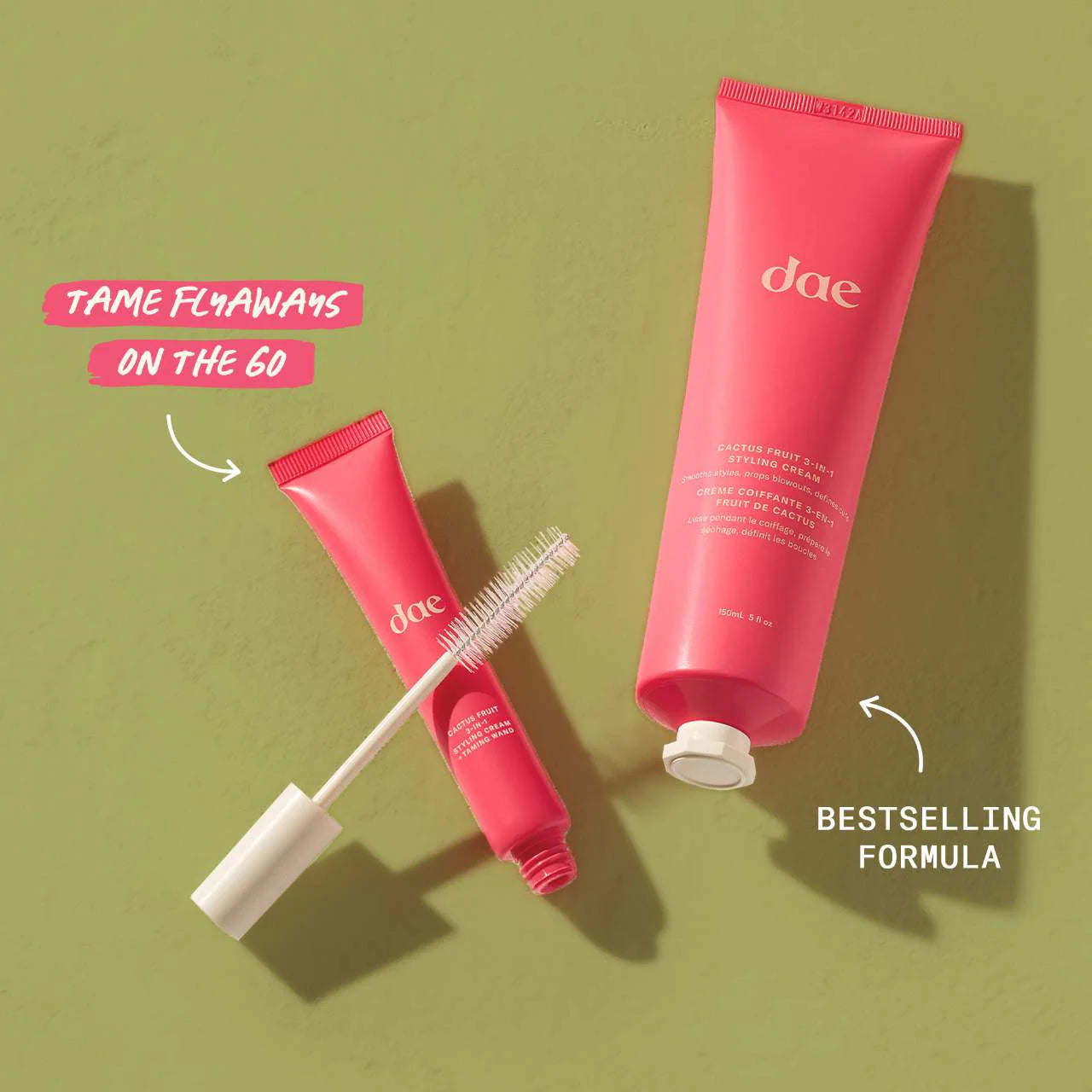Cactus Fruit 3-in-1 Styling Cream with Taming Wand (Crema Para Cabello)
