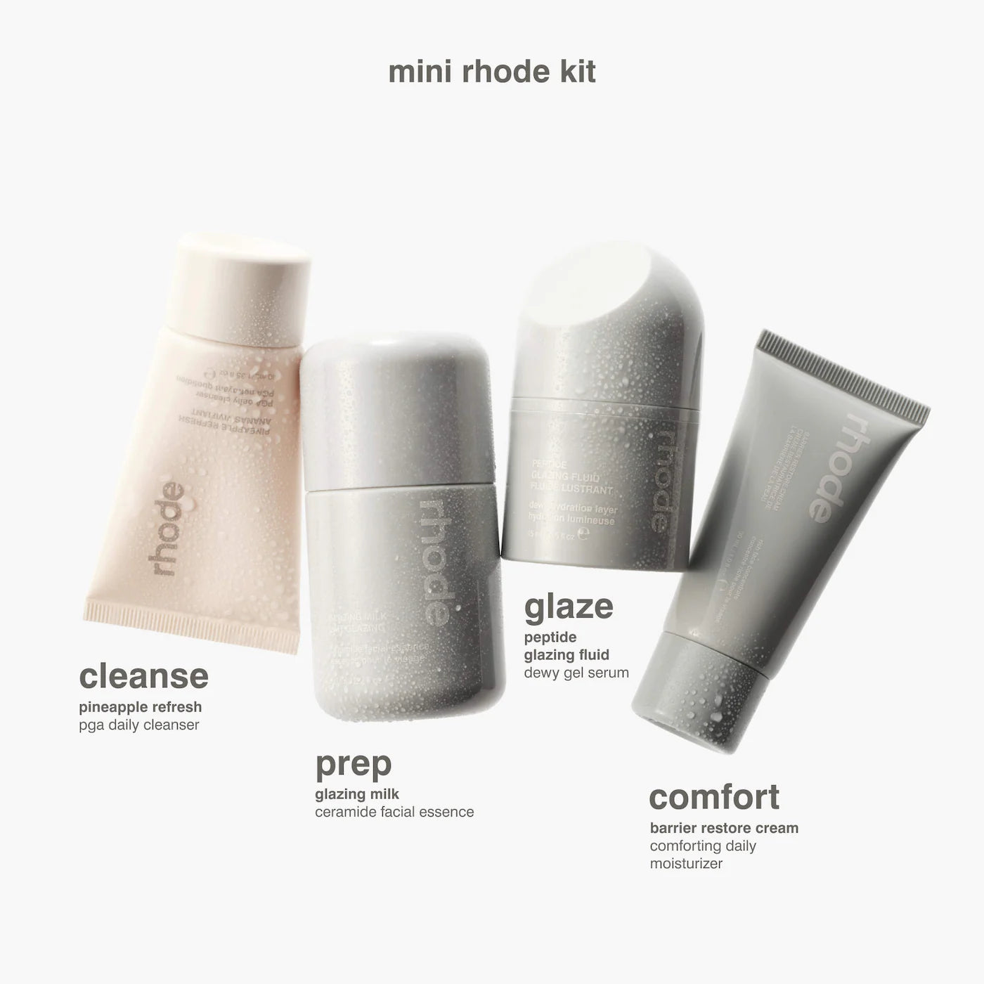 Mini Rhode Kit Glazed Skincare Essentials (Kit o Set)