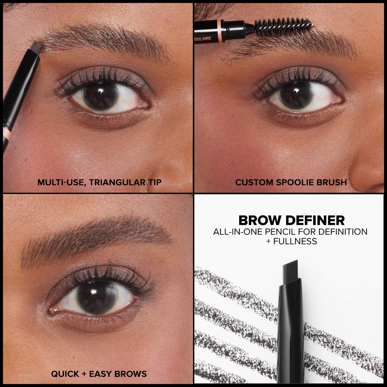 Brow Definer 3-in-1 Triangle Tip Easy Precision Eyebrow Pencil (Lápiz de Ceja)