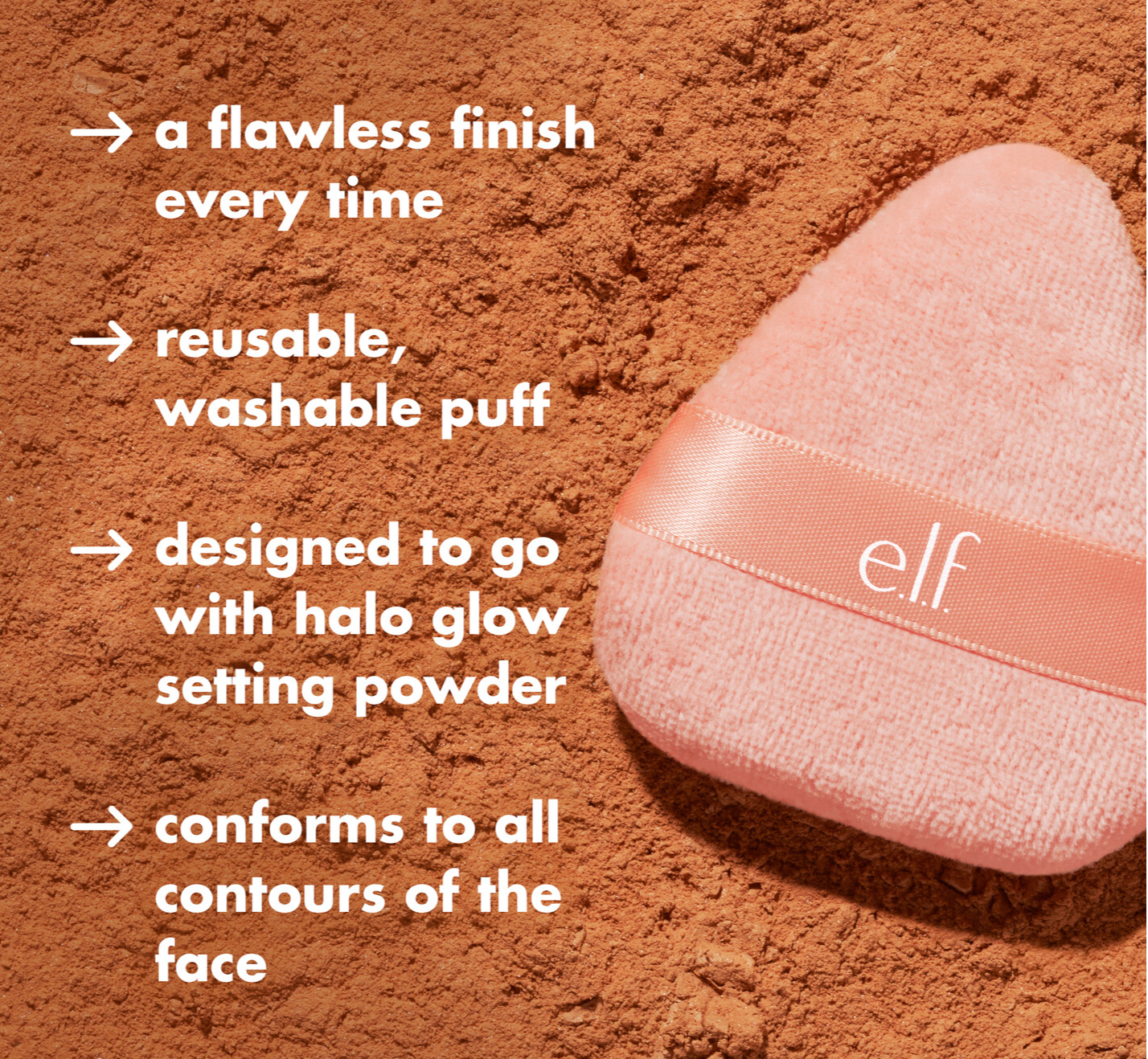 Halo Glow Powder Puff (Esponja o Borla Para Rostro)