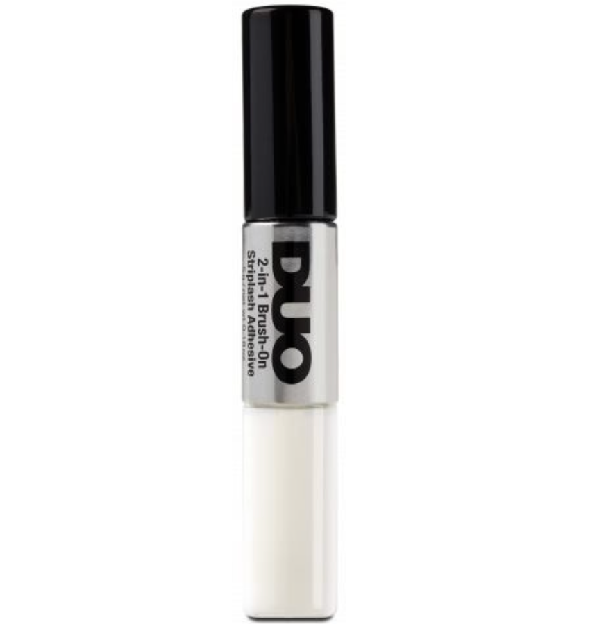 DUO 2-in-1 Brush-On Strip Lash Adhesivo Transparente y Negro