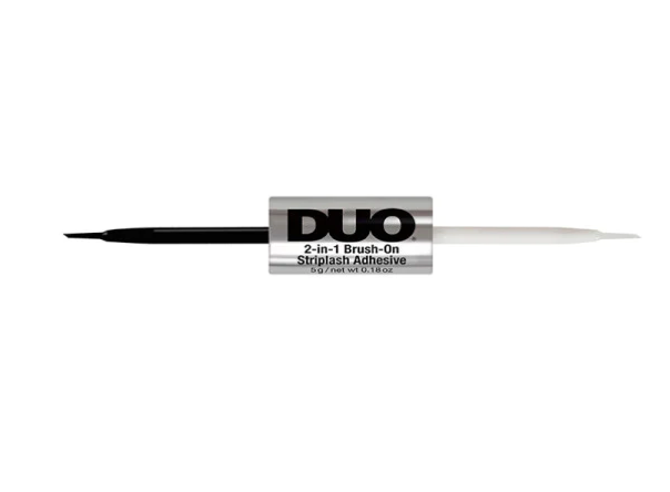 DUO 2-in-1 Brush-On Strip Lash Adhesivo Transparente y Negro