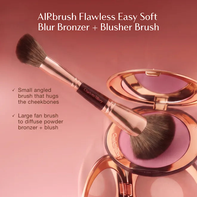 Airbrush Flawless Easy Soft Blur Bronzer + Blusher (Brocha para Rostro)