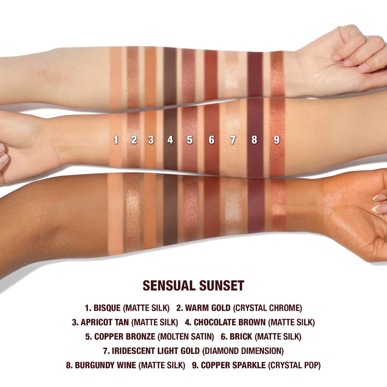 Charlotte’s Beautifying Eye Trends Eyeshadow Palette Sensual Sunset (Sombras de Ojos)