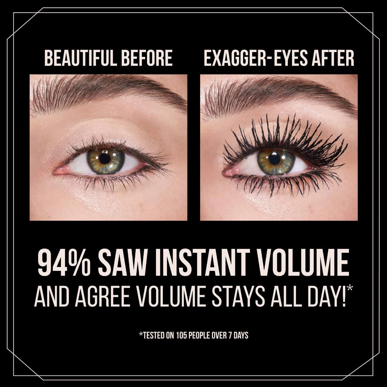 Exagger-eyes Volumizing and Curling (Máscara o Rímel)