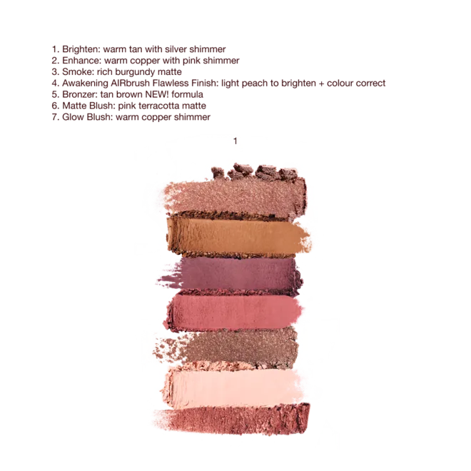 Hollywood Instant Look In a Palette Dreamy Bronzed Beauty (Paleta de Facial)