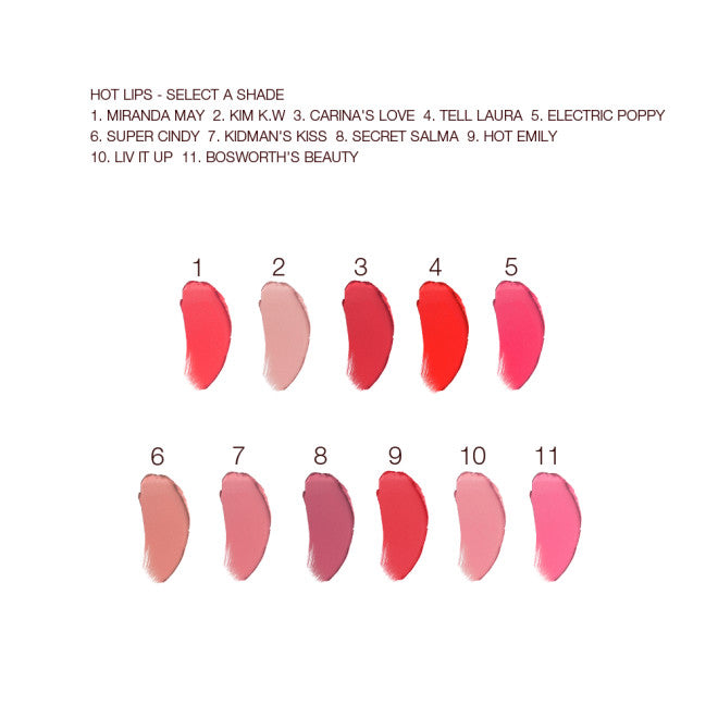 Hot Lips Lipstick (Labial en Barra Mate)