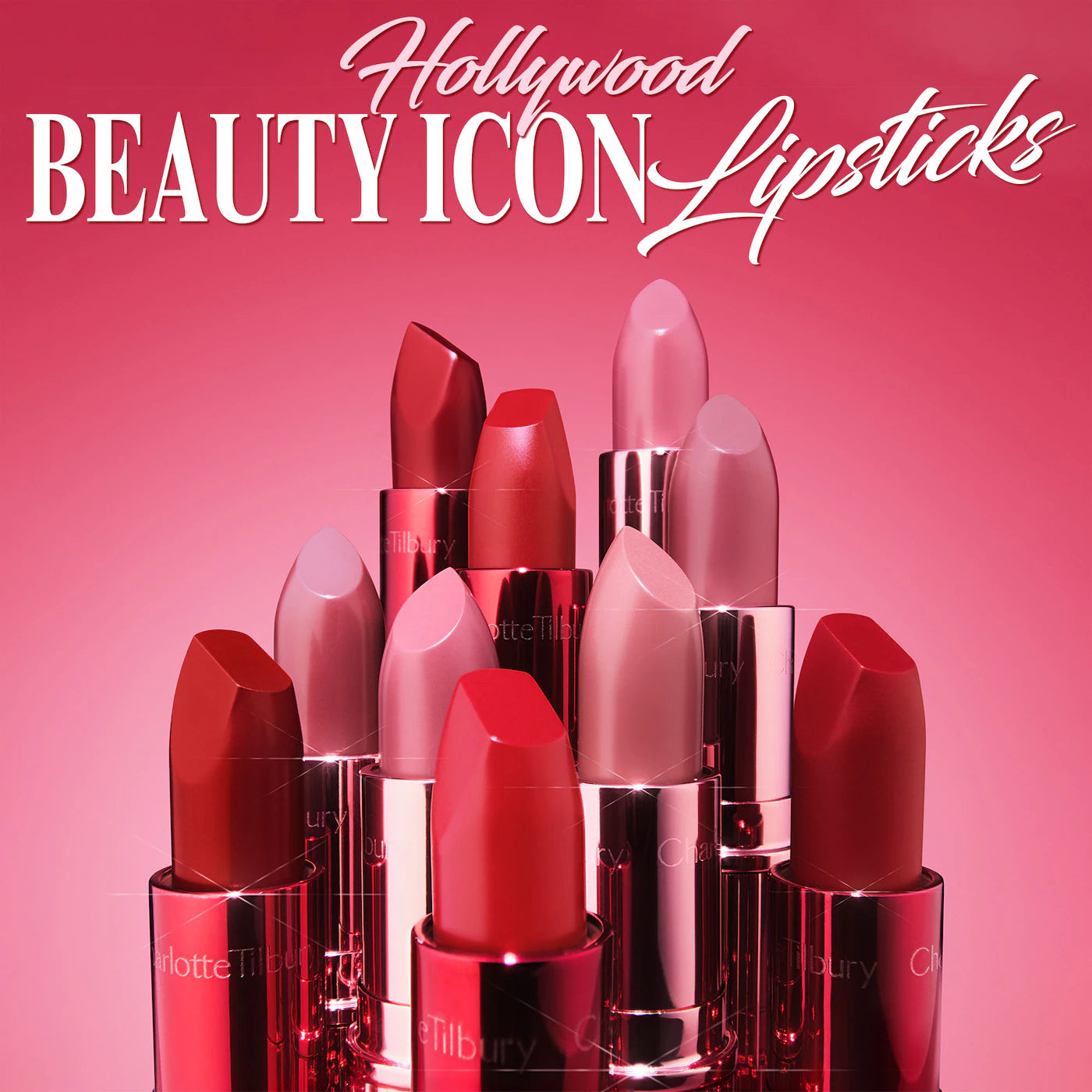 Hollywood Beauty Icon Lipstick (Labial en Barra Satinado)