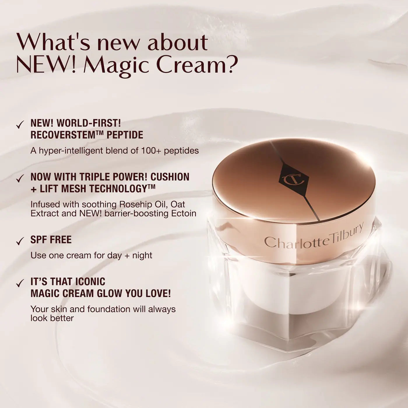 Nueva Fórmula Magic Cream Anti-Aging Moisturizer (Crema Hidratante)