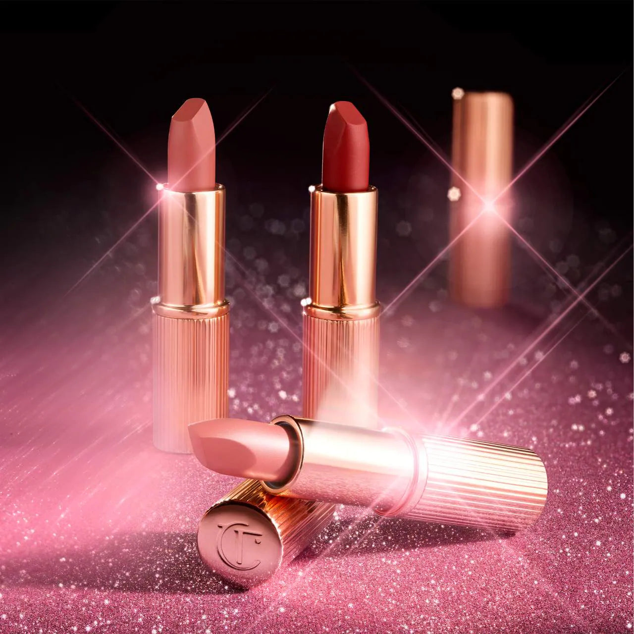 Mini Iconic Hollywood Lipstick Trio (Kit o Set de Labios)