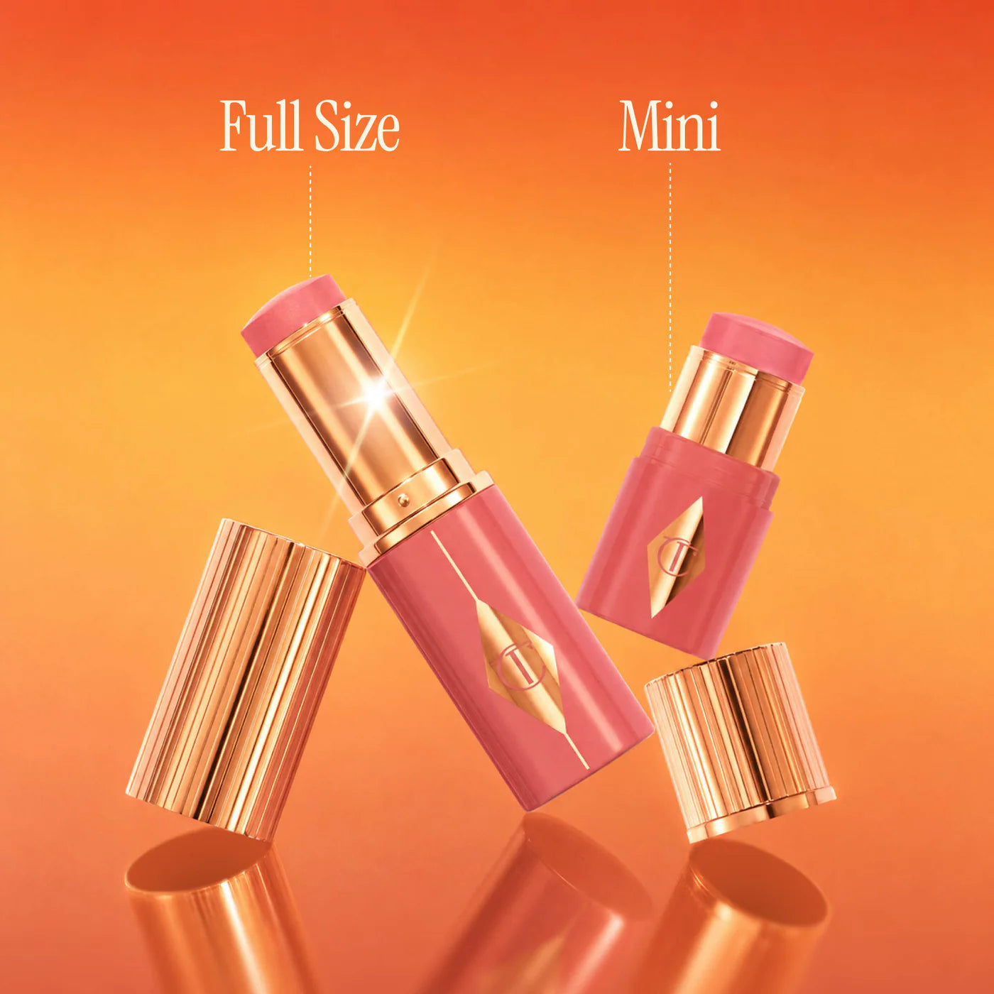 Mini Unreal Lip + Cheek Glow Blush Stick with Hyaluronic Acid (Rubor en Barra)
