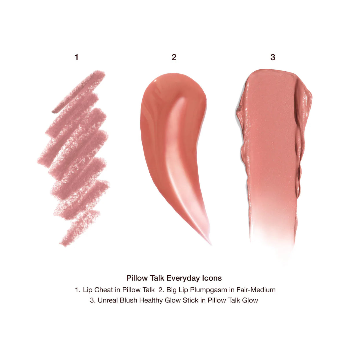 Pillow Talk Everyday Icons Lip & Cheek Makeup (Kit o Set)