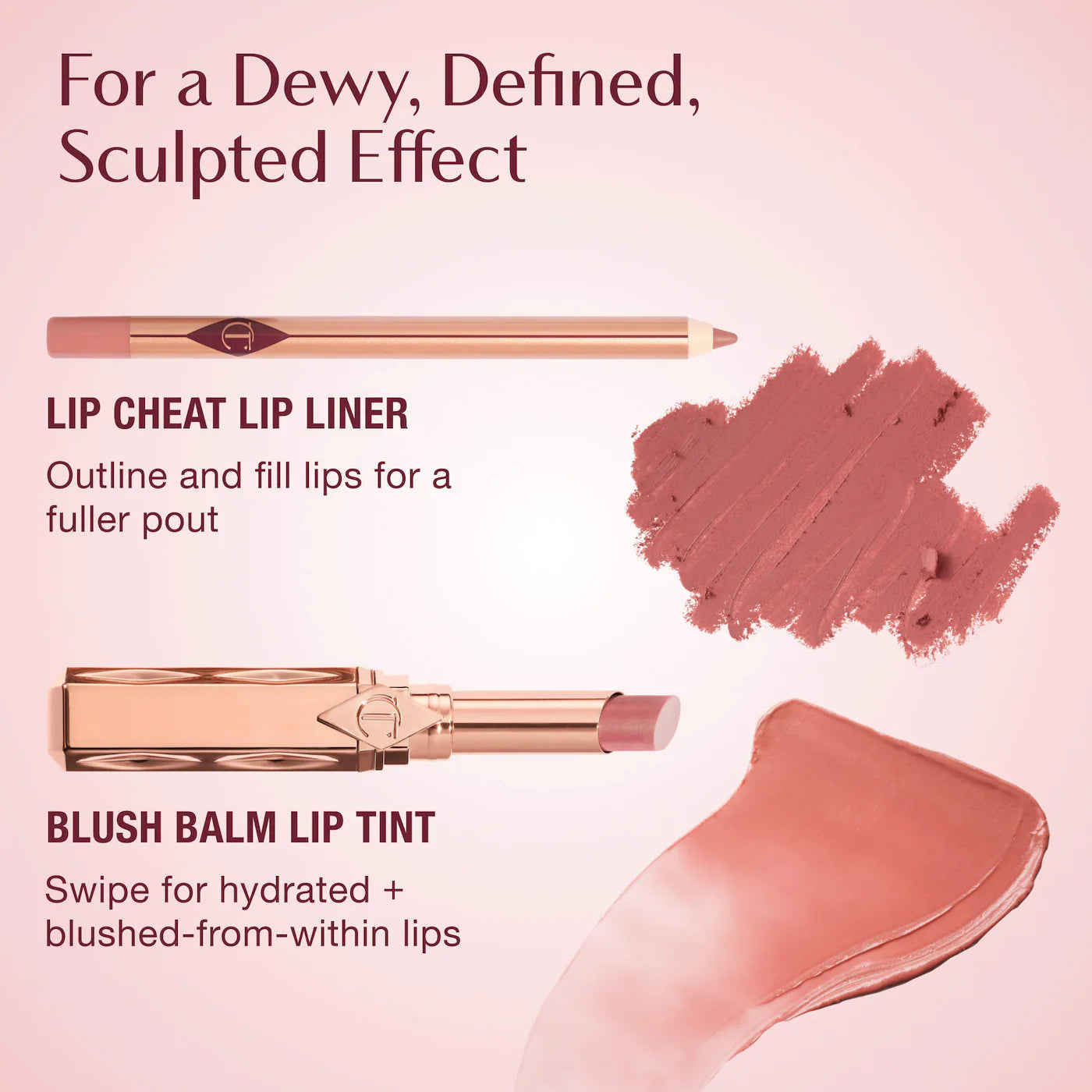Pillow Talk Long Lasting Blush Balm Sheer Lip Tint (Labial en Barra)