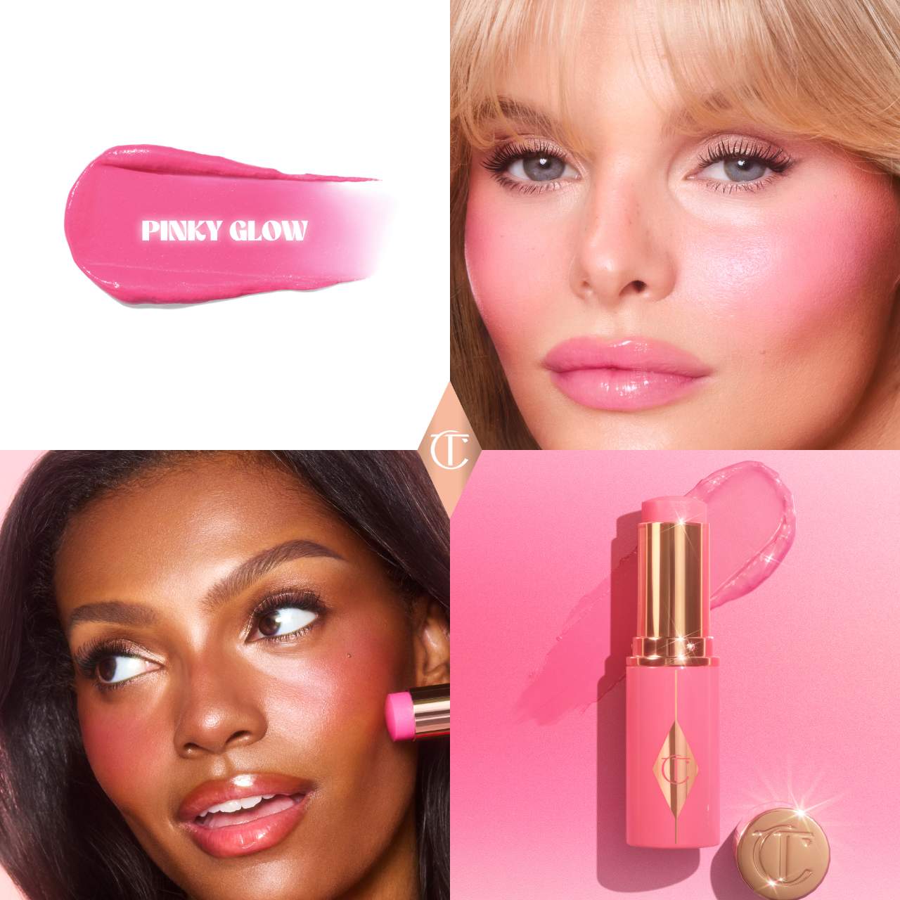 Unreal Lip + Cheek Glow Blush Stick with Hyaluronic Acid (Rubor en Barra)