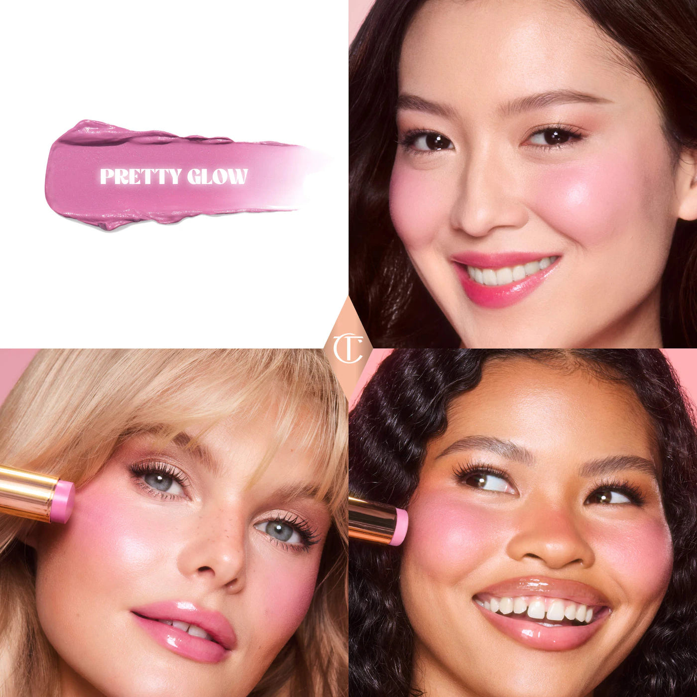 Unreal Lip + Cheek Glow Blush Stick with Hyaluronic Acid (Rubor en Barra)