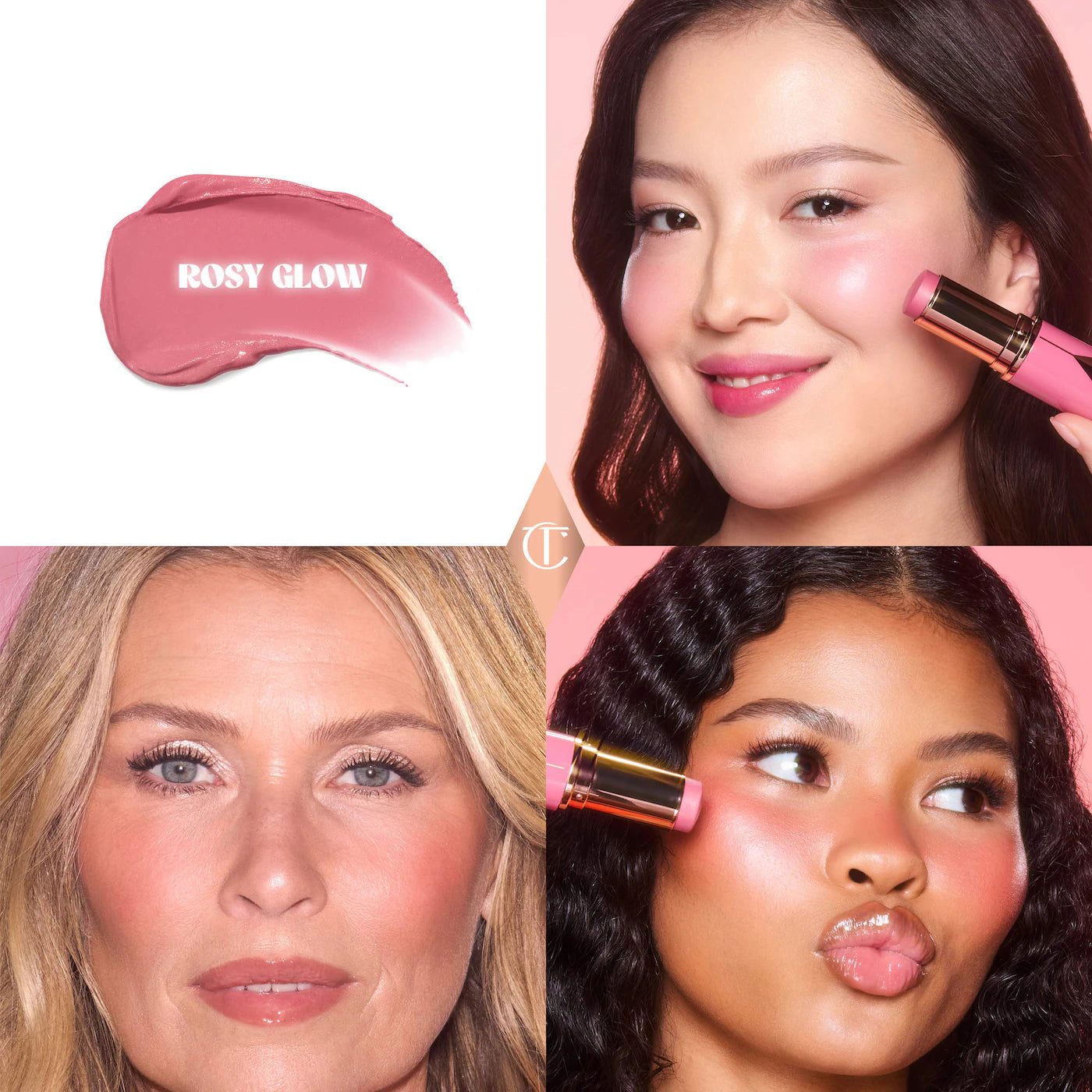 Unreal Lip + Cheek Glow Blush Stick with Hyaluronic Acid (Rubor en Barra)