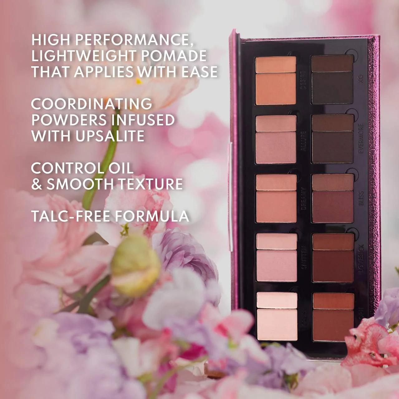 Groundwork: Blooming Romance - Palette For Eyes, Brows, Face & Lips