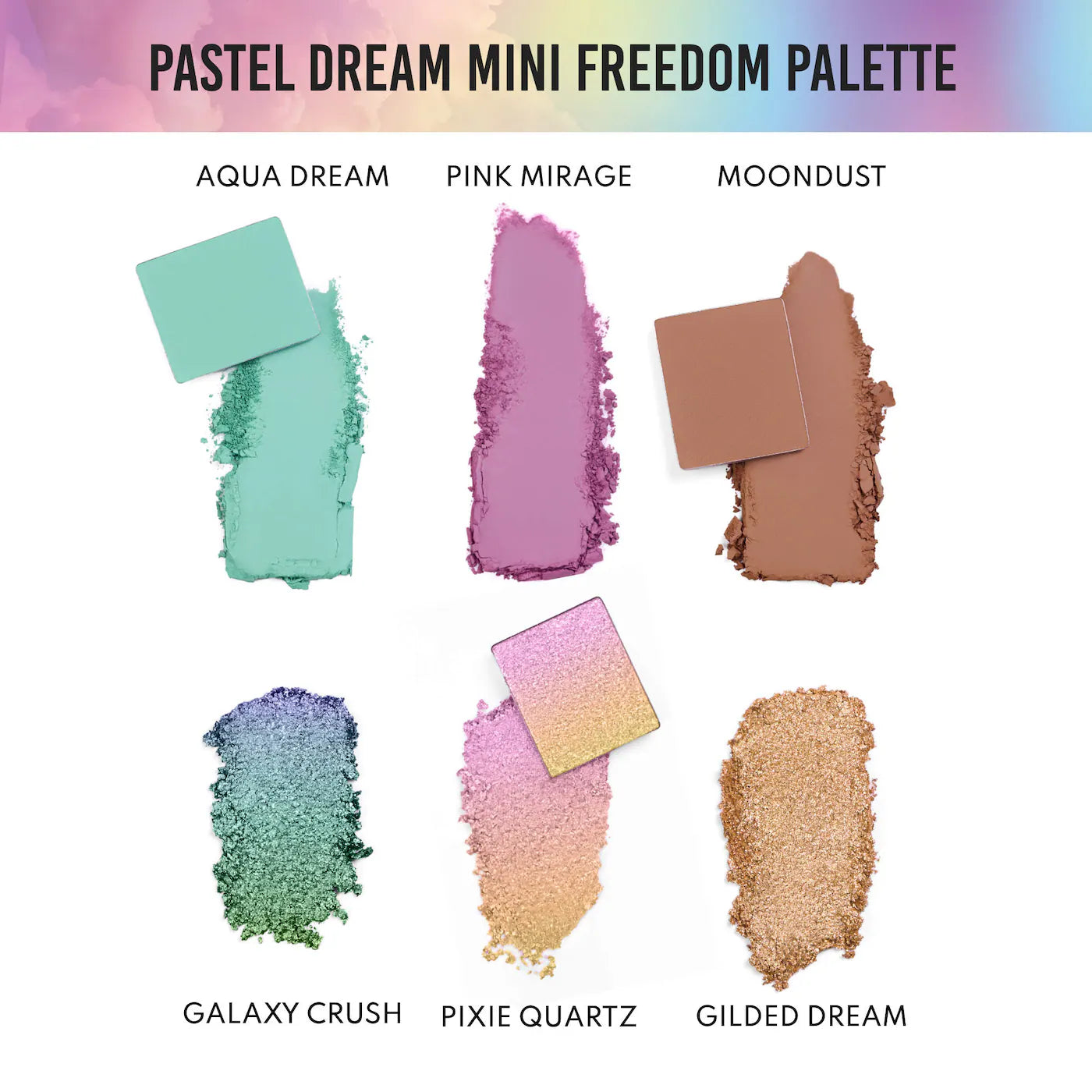 Beauty Mini Pastel Dream Freedom Palette (Paleta Sombras de Ojos)