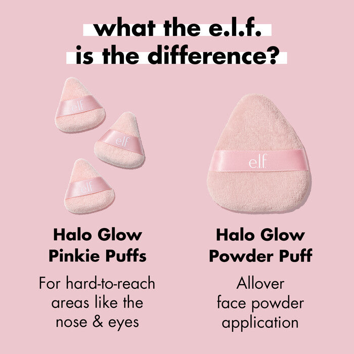 Halo Glow Pinkie Puffs (Borla para Rostro)