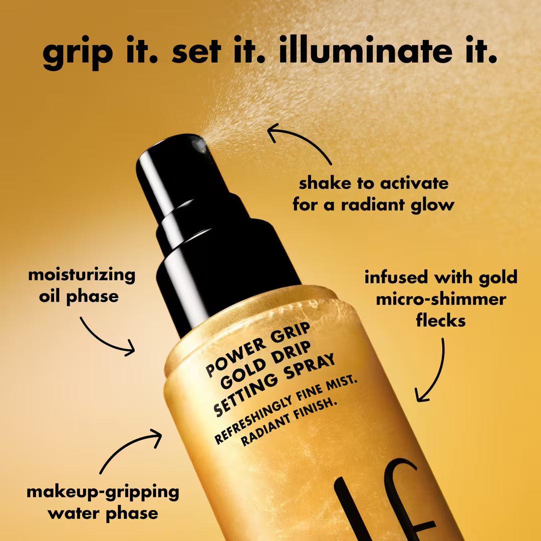 Power Grip Gold Drip Setting Spray (Sellador o Fijador)
