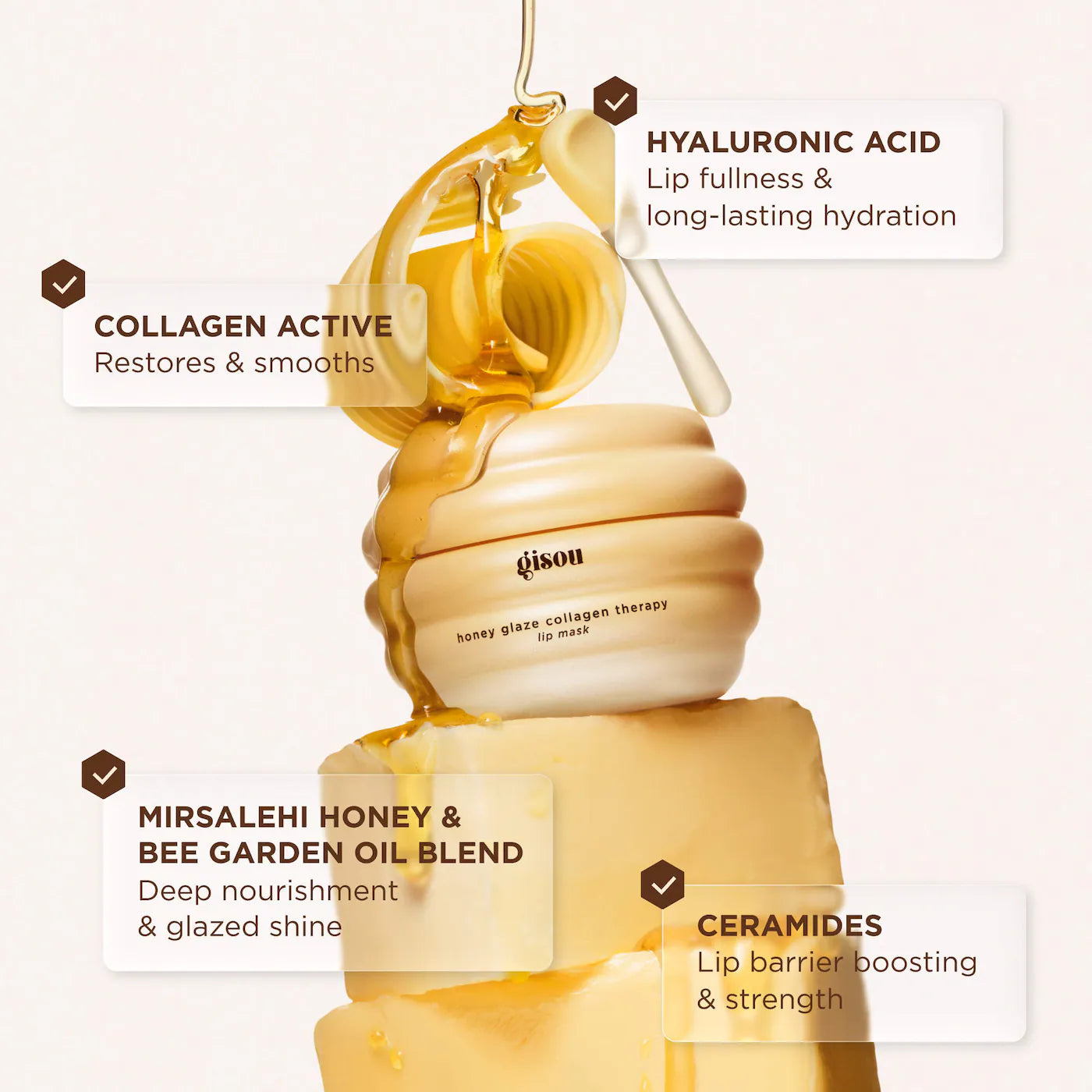 Honey Glaze Collagen Therapy Lip Mask (Mascarilla Para Labios)