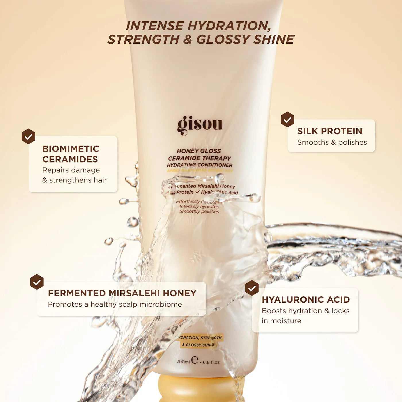 Honey Gloss Ceramide Therapy Hydrating Conditioner (Acondicionador para Cabello)