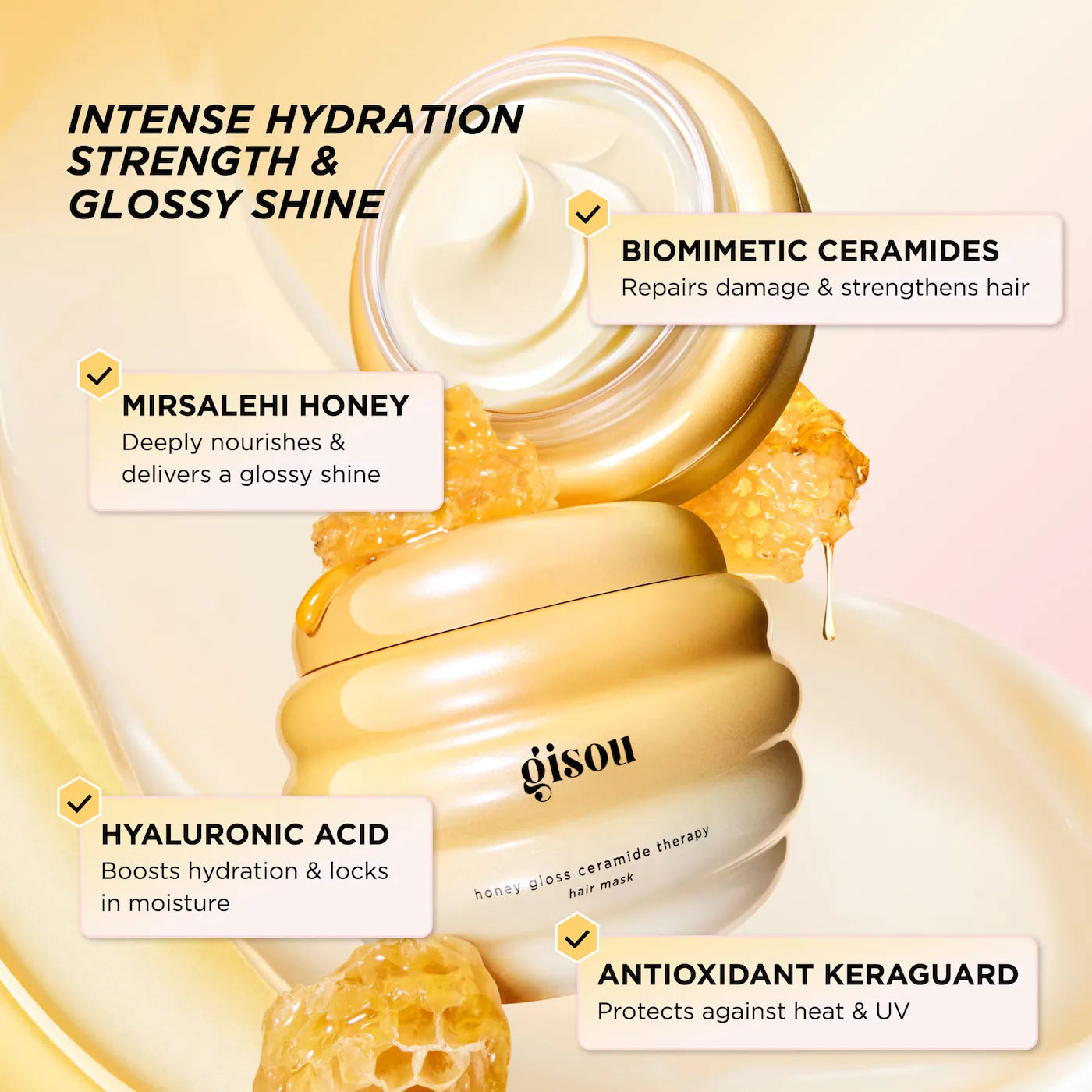 Honey Gloss Ceramide Therapy Hydrating Hair Mask (Mascarilla para Cabello)