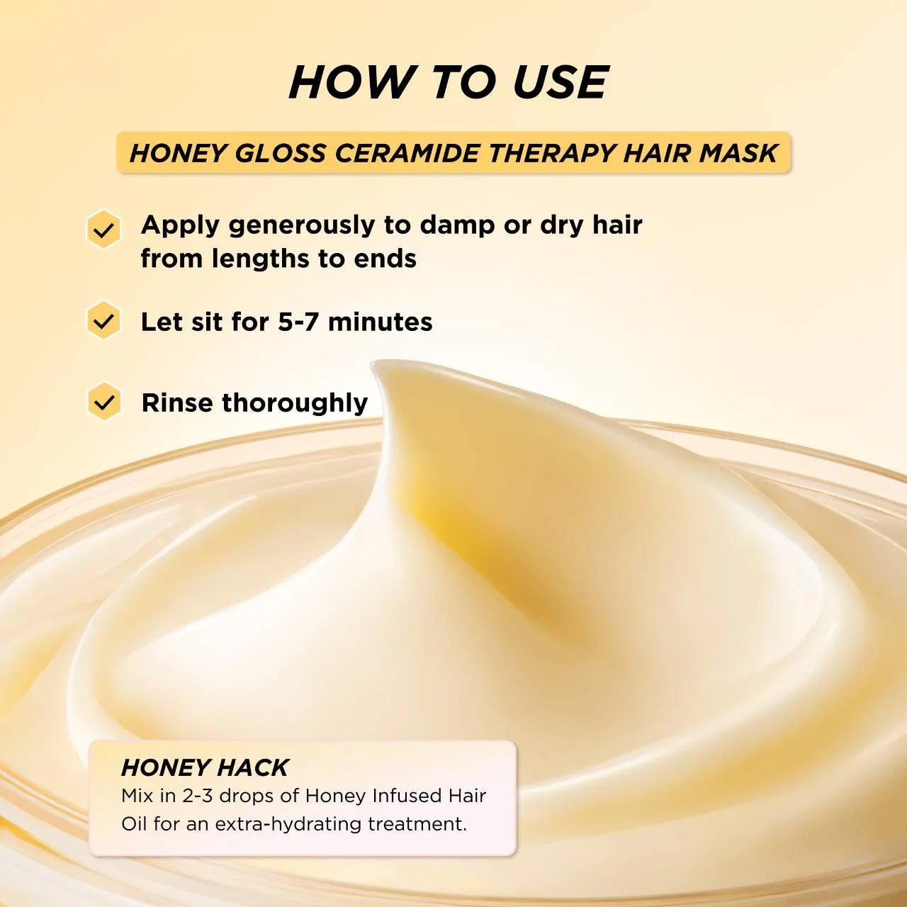 Honey Gloss Ceramide Therapy Hydrating Hair Mask (Mascarilla para Cabello)