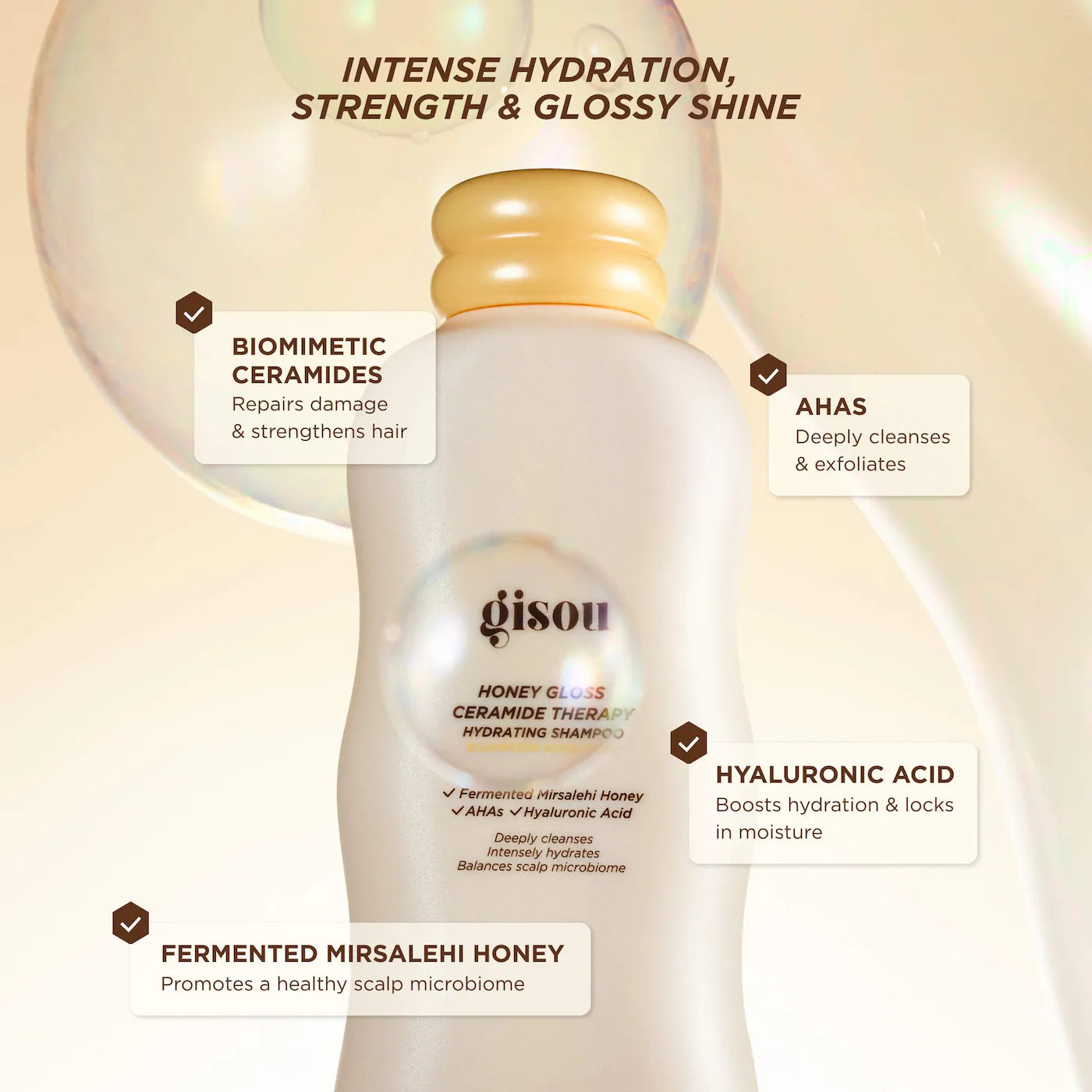 Honey Gloss Ceramide Therapy Hydrating Shampoo (Champú para Cabello)