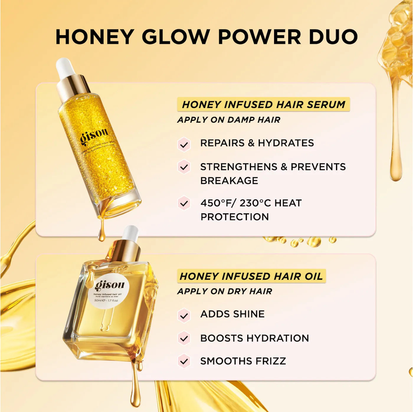 Honey Infused Hair Repair Serum (Suero Para Cabello)