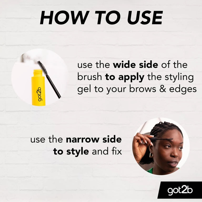 Glued 4 Brows & Edges 2 in 1 Gel (Gel De Cejas)