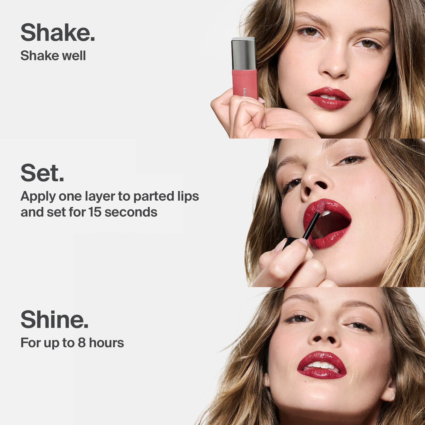 Atomic Shake High-Shine Longwear Lip Lacquer Lipstick (Labial Líquido)