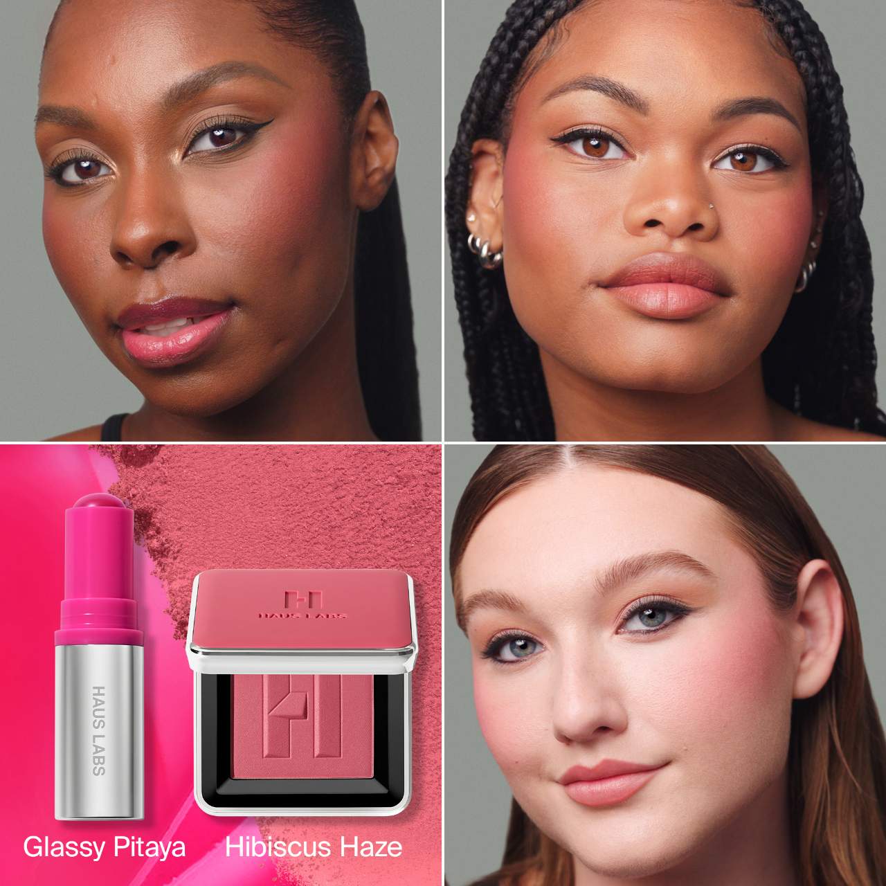 Color Fuse Glassy Blush Balm Stick + Powder Blush (Kit o Set)