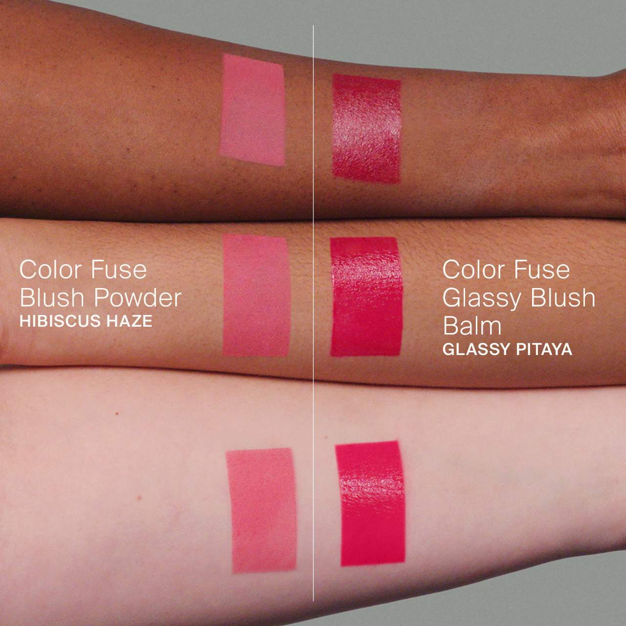 Color Fuse Glassy Blush Balm Stick + Powder Blush (Kit o Set)