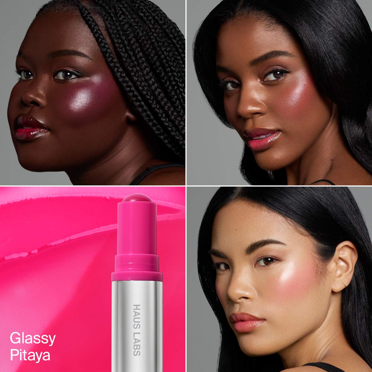 Color Fuse Longwear Hydrating Glassy Lip + Cheek Blush Balm Stick (Rubor y Tinta En Crema En Barra)