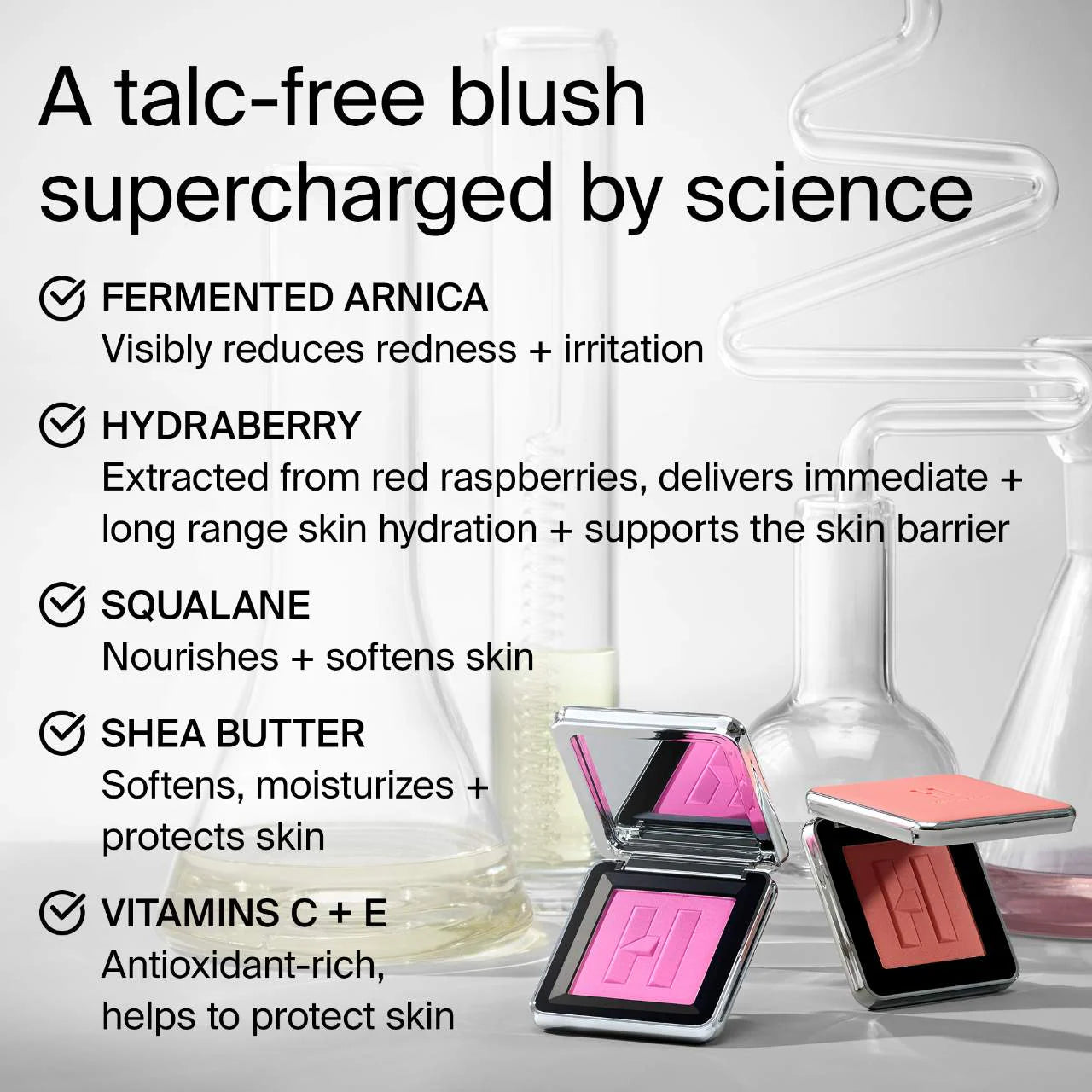 Color Fuse Talc-Free Powder Blush with Fermented Arnica (Rubor En Polv ...