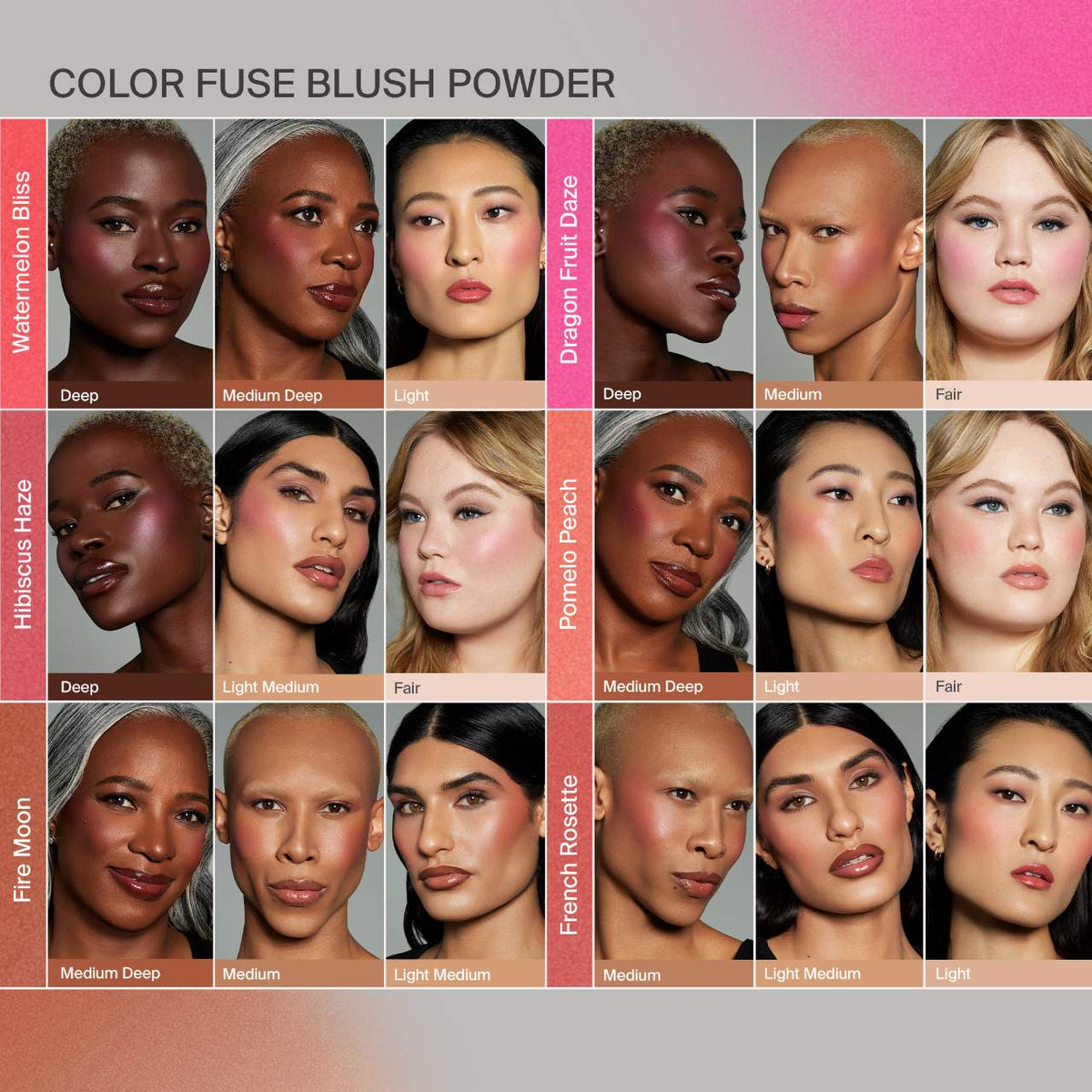 Color Fuse Talc-Free Powder Blush with Fermented Arnica (Rubor En Polv ...