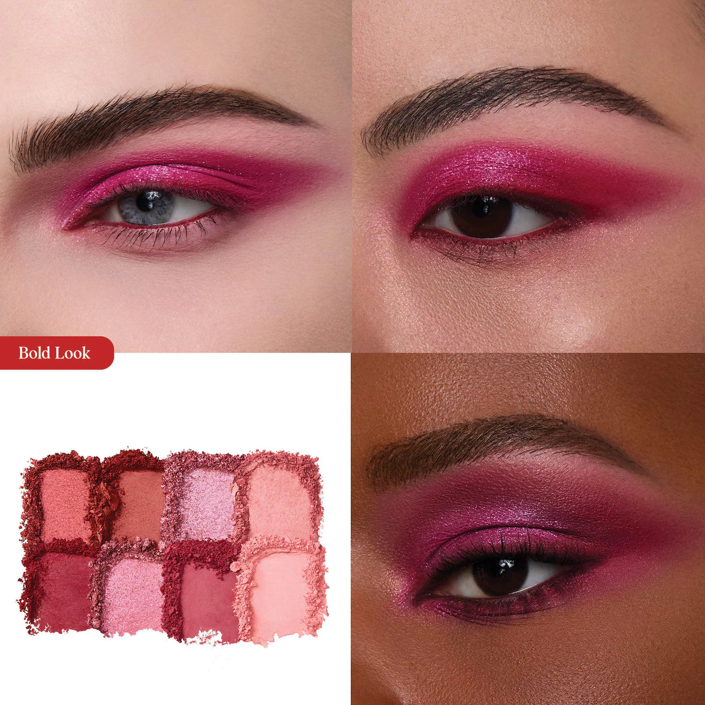 Color Story Eyeshadow Palette Rebellious Red & Pink (Paleta de Sombras de Ojos)