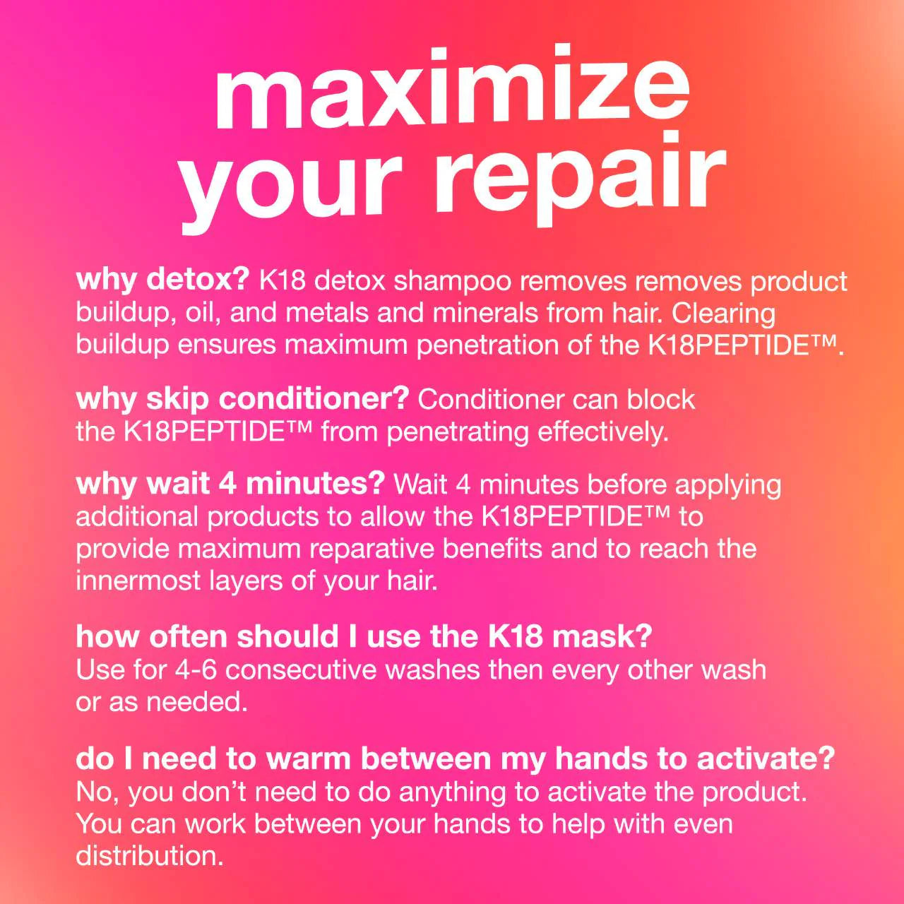 Leave-In Molecular Repair Hair Mask (Mascarilla Para Cabello)