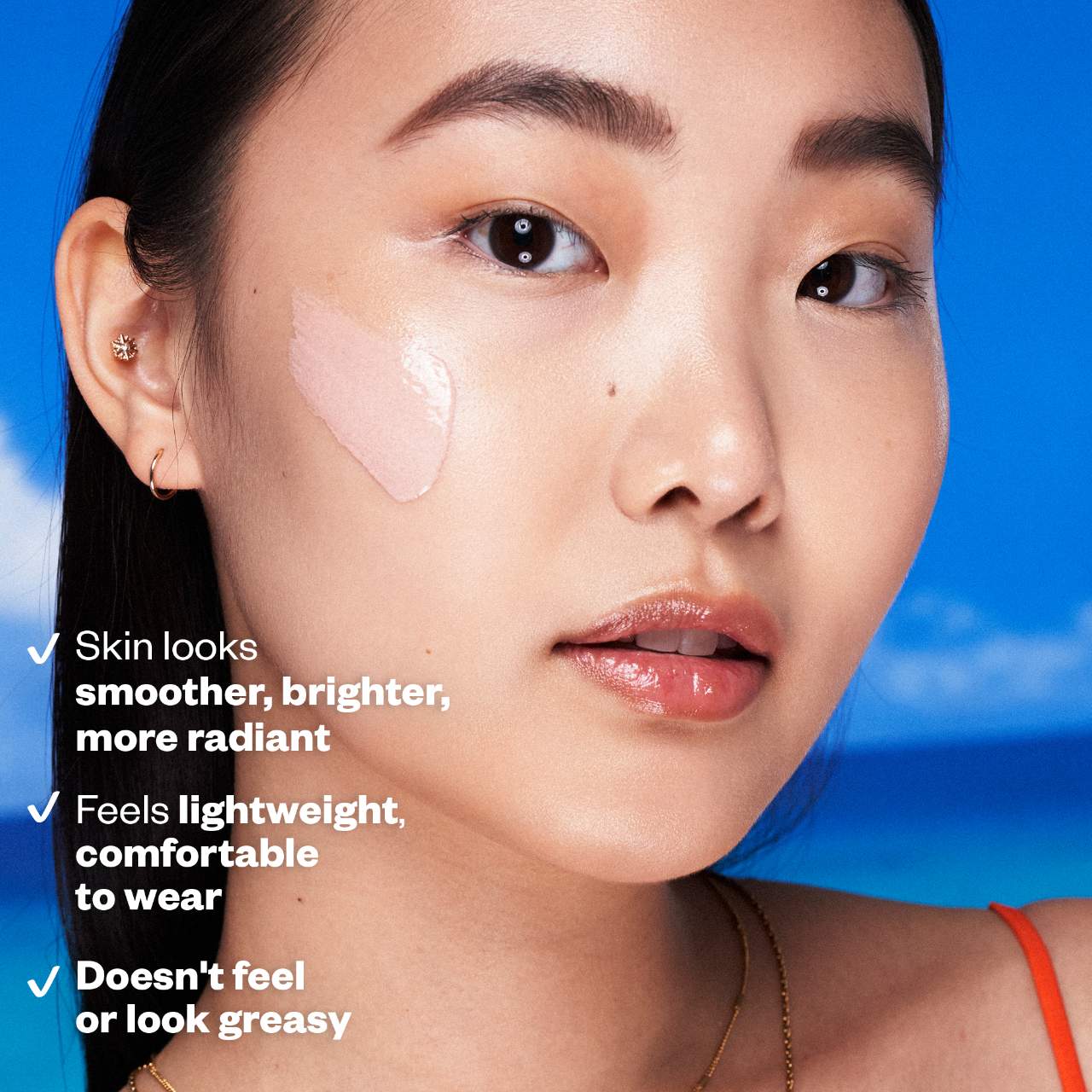 DreamBeam Silicone-Free Mineral Sunscreen SPF 40 with Ceramides and Peptides (Protector o Bloqueador Solar)