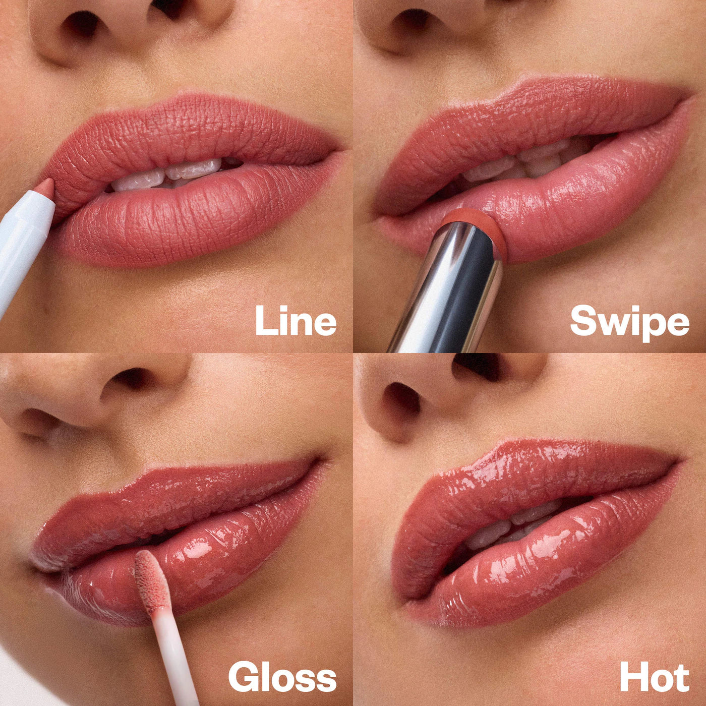Unbuttoned Lip Liner, Lipstick, and Gloss Gift (Kit o Set)
