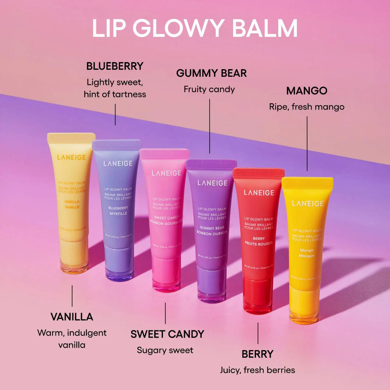 Mini Lip Glowy Balm (Kit o Set)