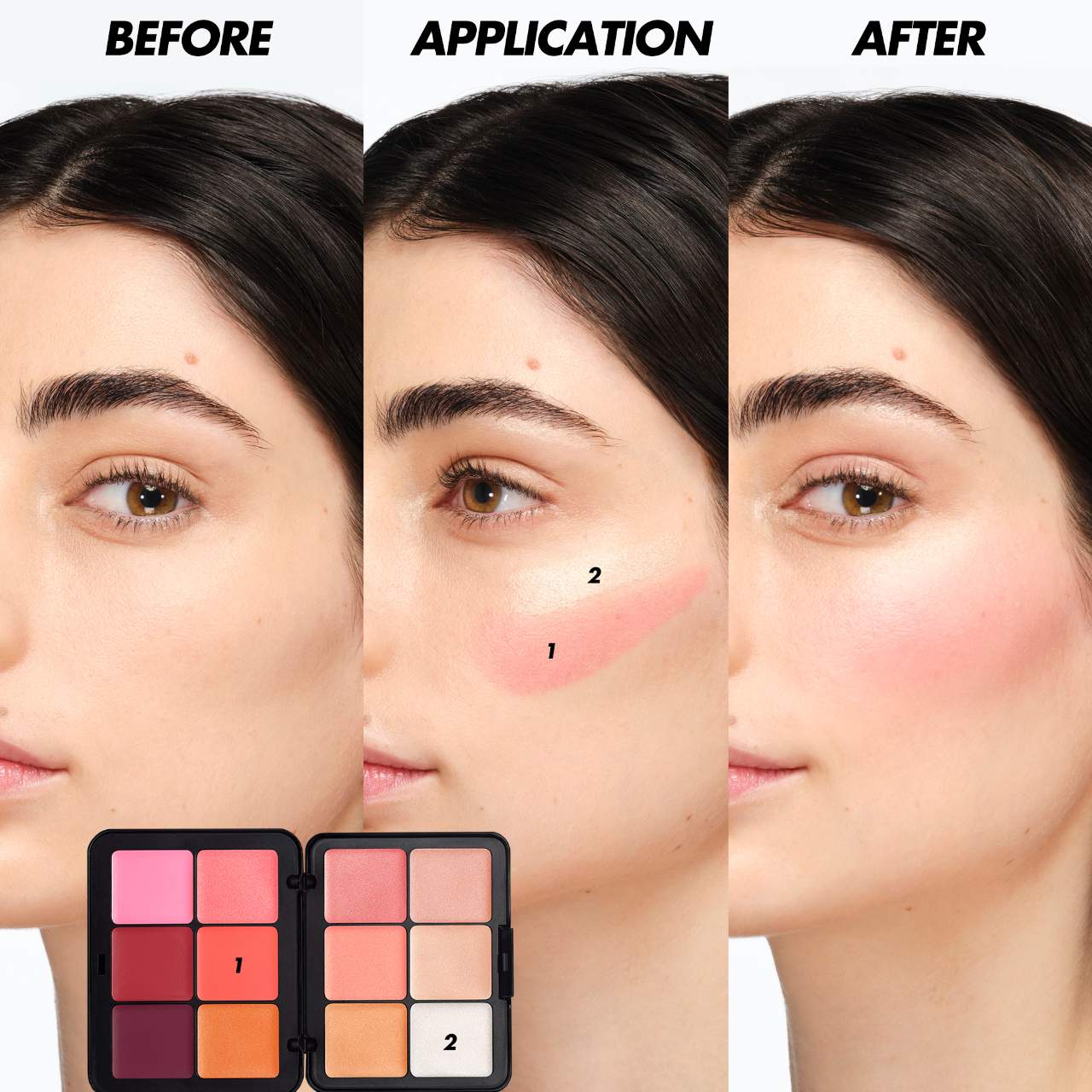 HD Skin Blush & Glow Longwear Cream Face (Paleta para Rostro)