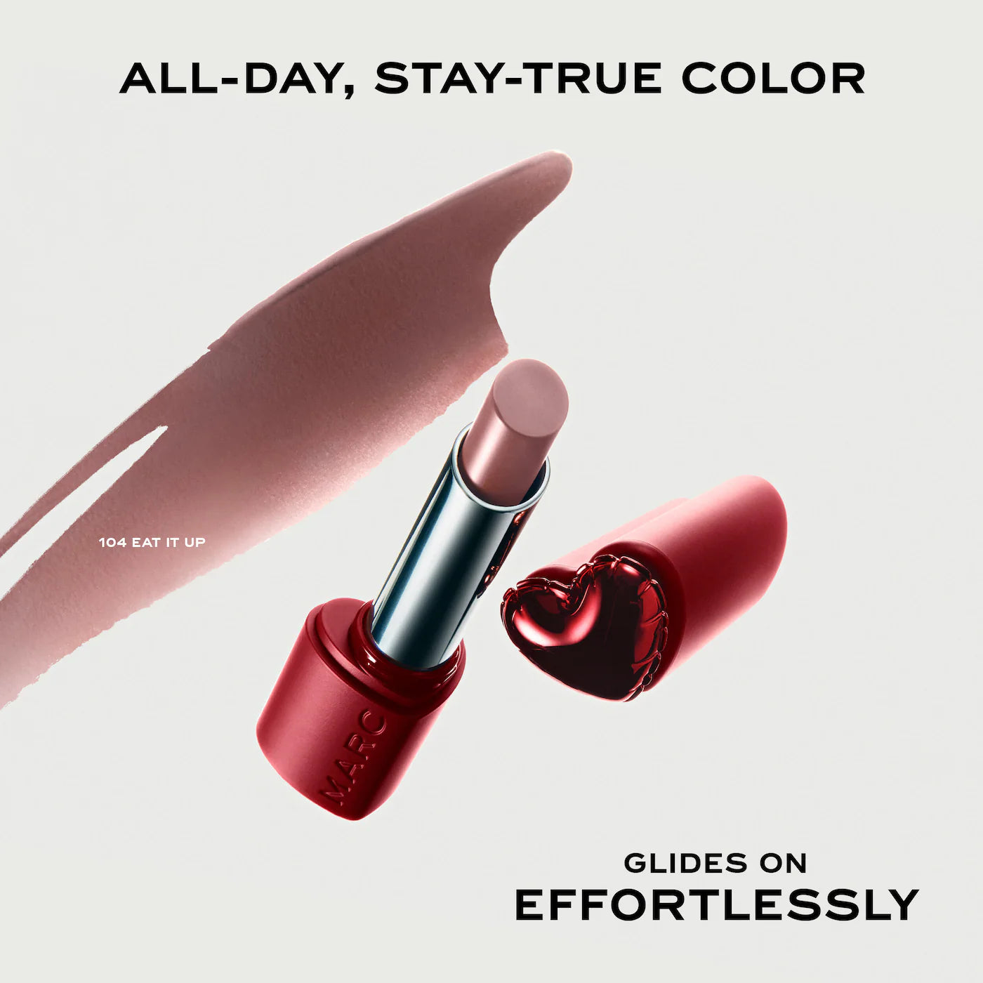 Heart On Long-Lasting Soft Shine Lipstick (Labial en Barra)