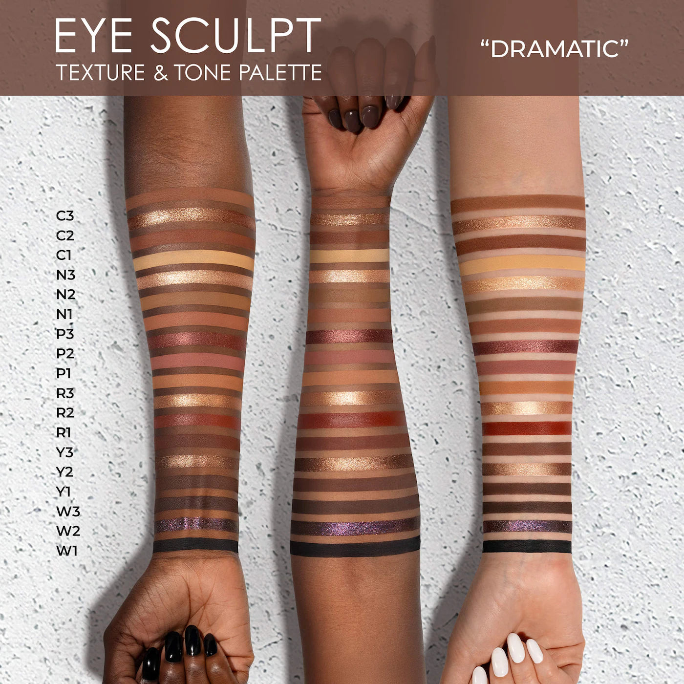 Eye Sculpt Texture & Tone Eyeshadow Palette Dramatic (Paleta de Sombras)