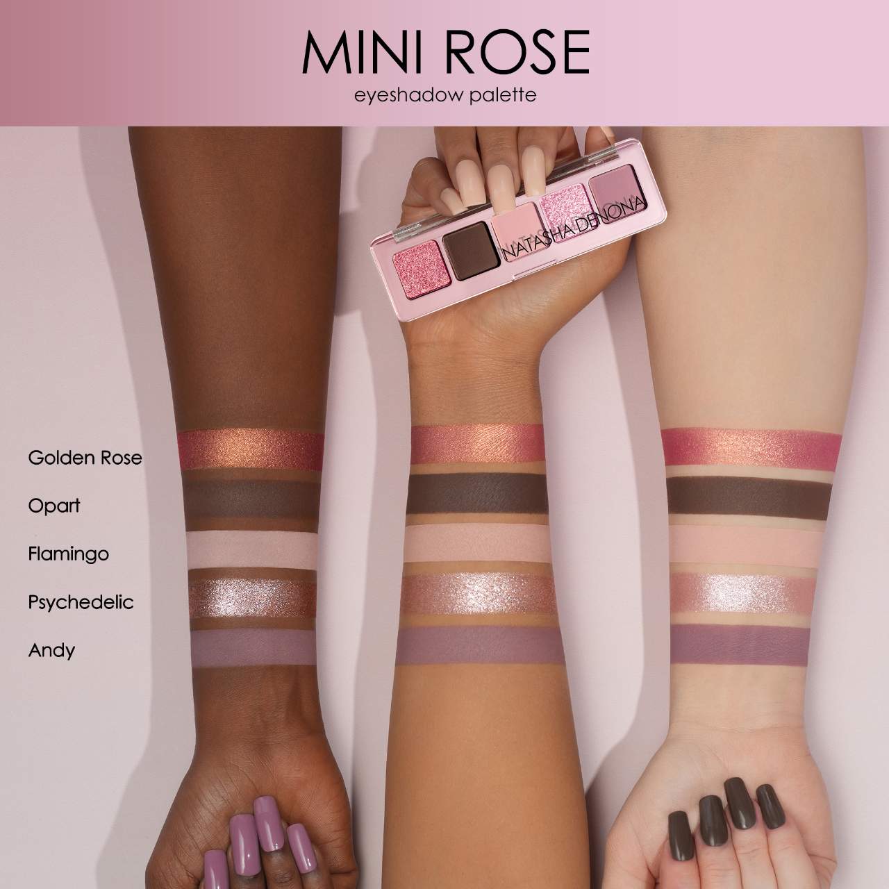 Mini Rose Eyeshadow Palette (Paleta Sombras de Ojos)