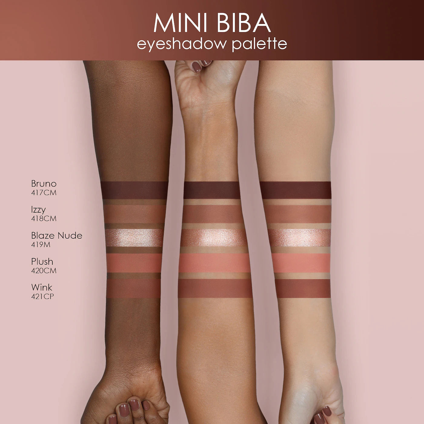 Mini Biba Eyeshadow Palette (Sombras De Ojos)